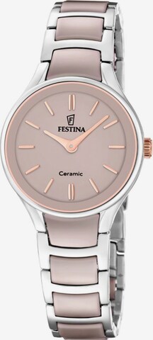 FESTINA Analoguhr in Pink: Vorderseite