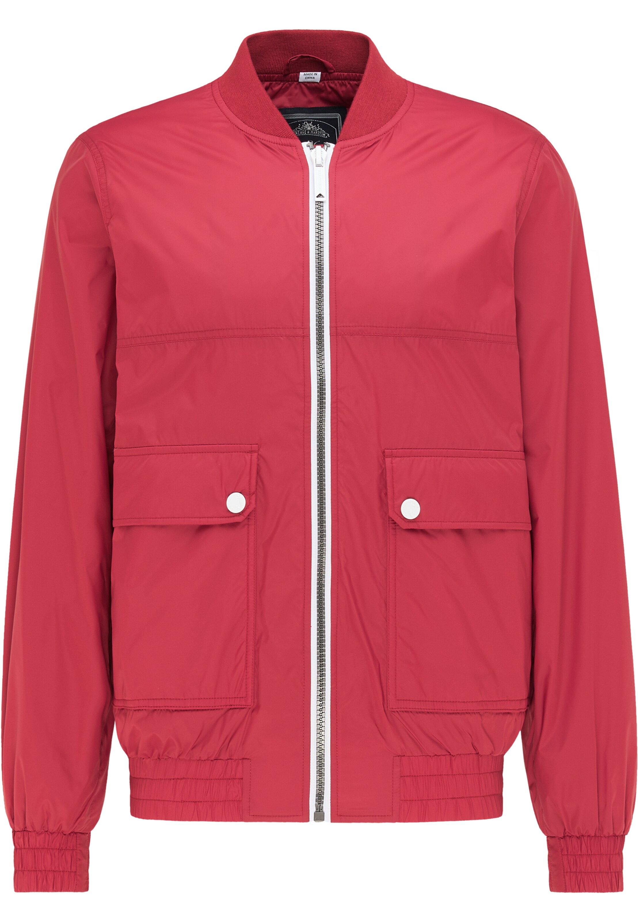 DreiMaster Maritim Φθινοπωρινό και ανοιξιάτικο μπουφάν σε κόκκινο: μπροστά