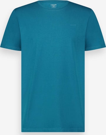 LEBASQ Shirt 'The Baker Crew Neck' in Blue: front