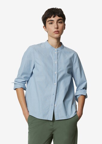 Marc O'Polo DENIM Blouse in Blauw: voorkant