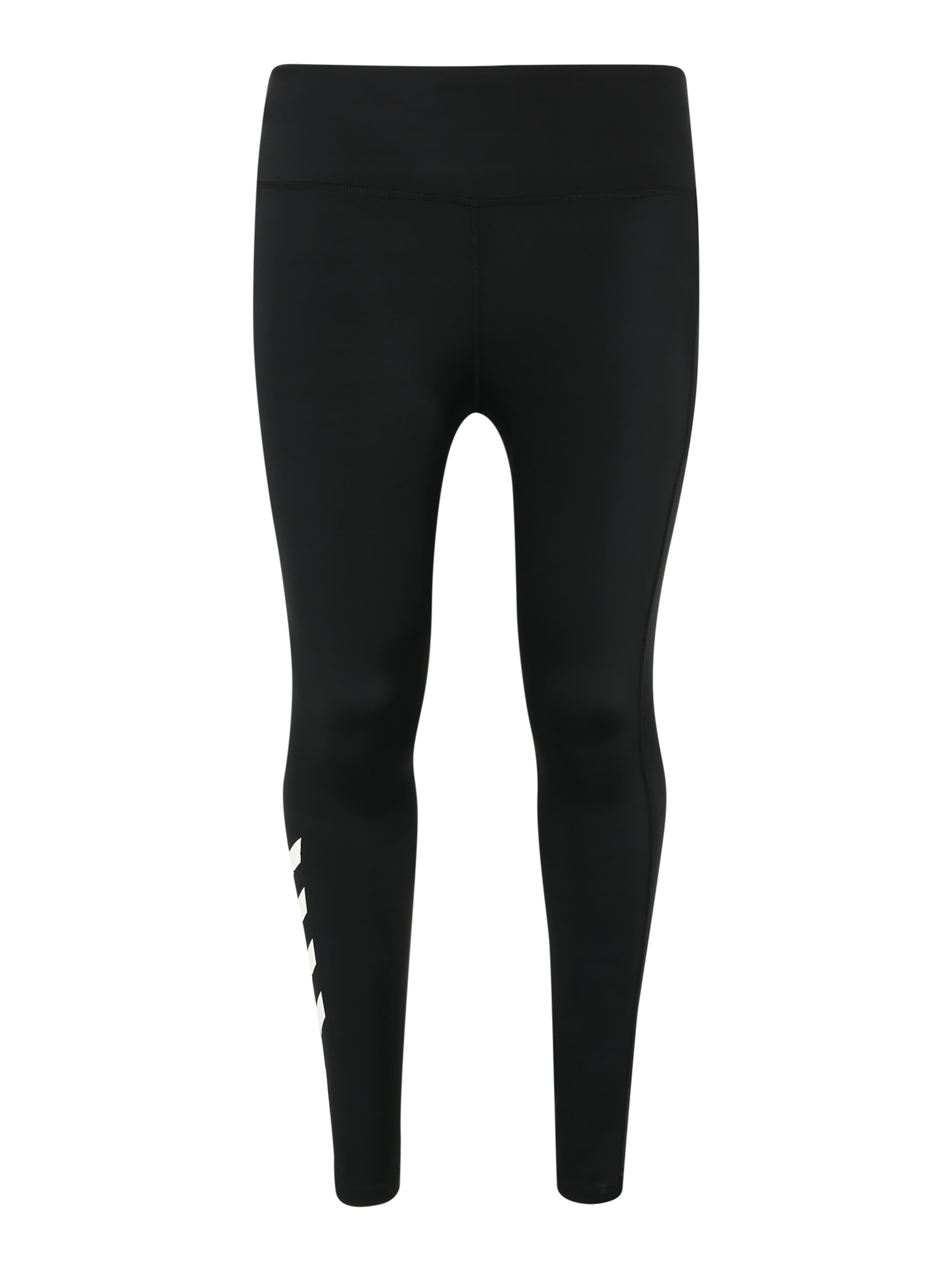 Hummel Skinny Sports trousers in Black: front