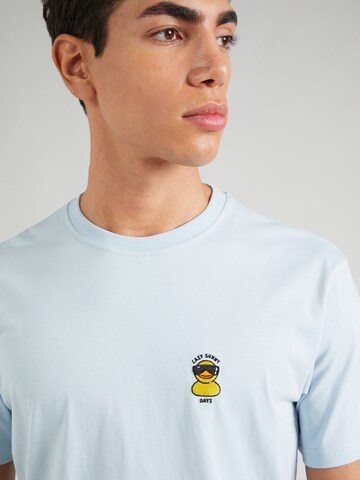 Iriedaily T-Shirt 'Lazy Sunny Day' in Blau