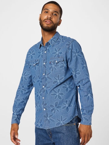 Coupe regular Chemise 'Classic Western Standard' LEVI'S ® en bleu : devant