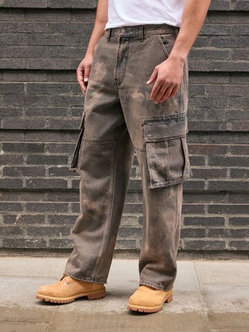 Next Baggy Jeans i brun: framsida