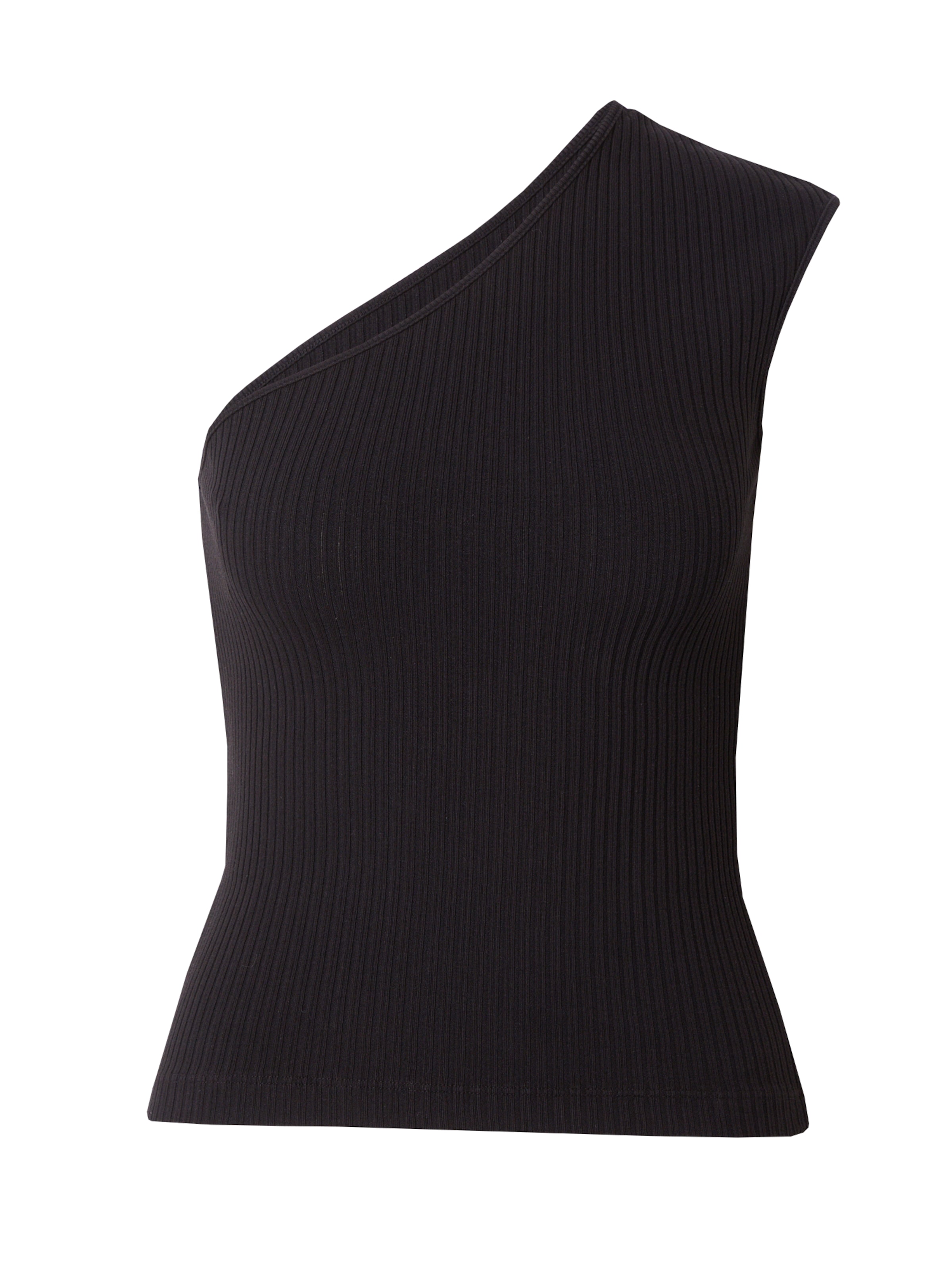 AGOLDE Τοπ 'Nessa' σε μαύρο: μπροστά