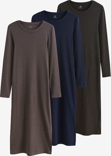 The Set Šaty - námornícka modrá / hnedá / čokoládová, Produkt