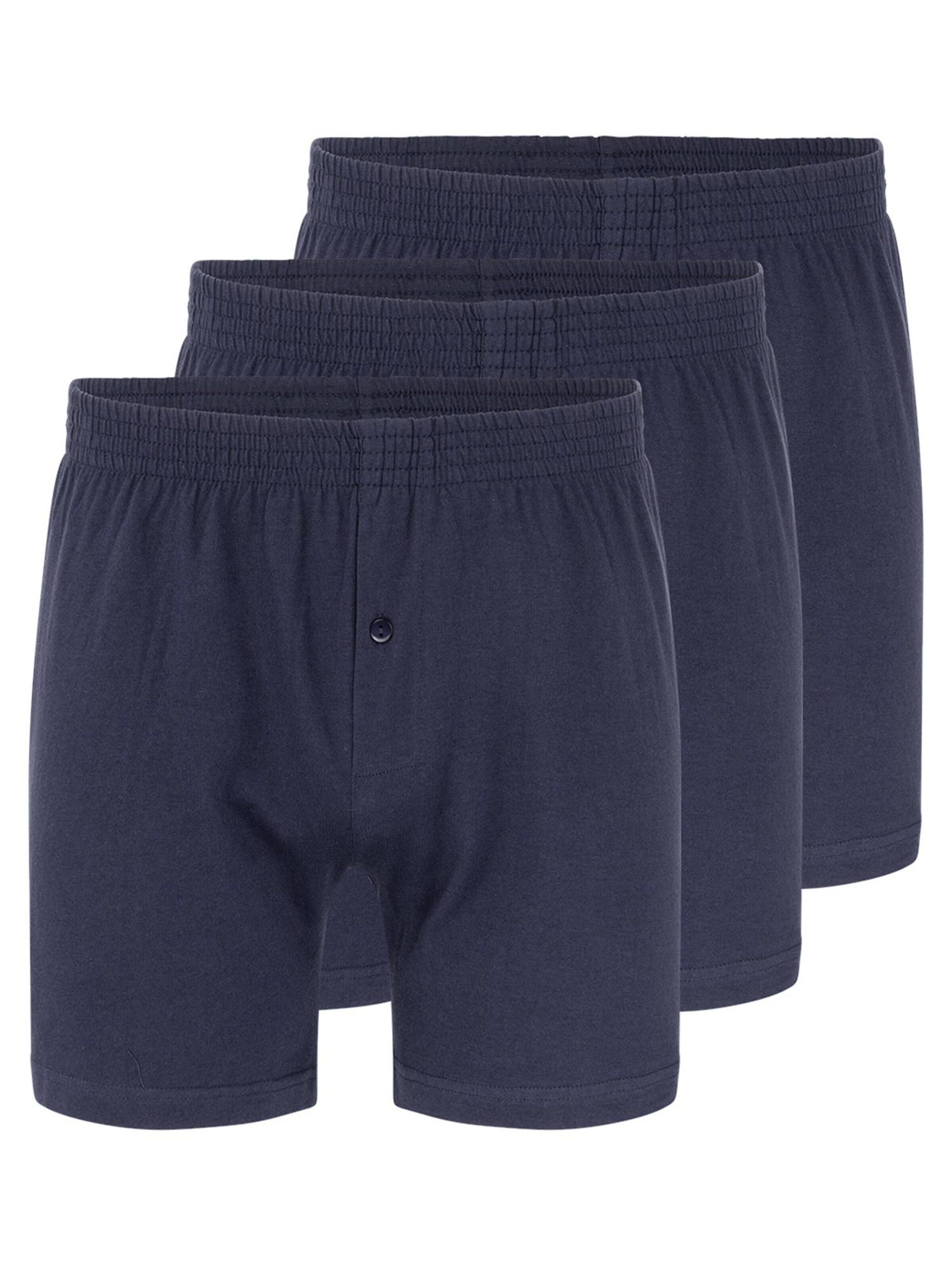 Almonu Boxer shorts 'Cotton' in Blue: front