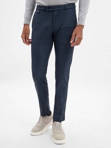 bugatti Regular Chino Pants 'Renzo' in Blue: front