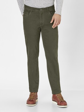 REDPOINT Regular Jeans in Green: front