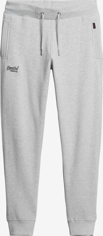 Superdry Pants 'Essential' in Grey: front