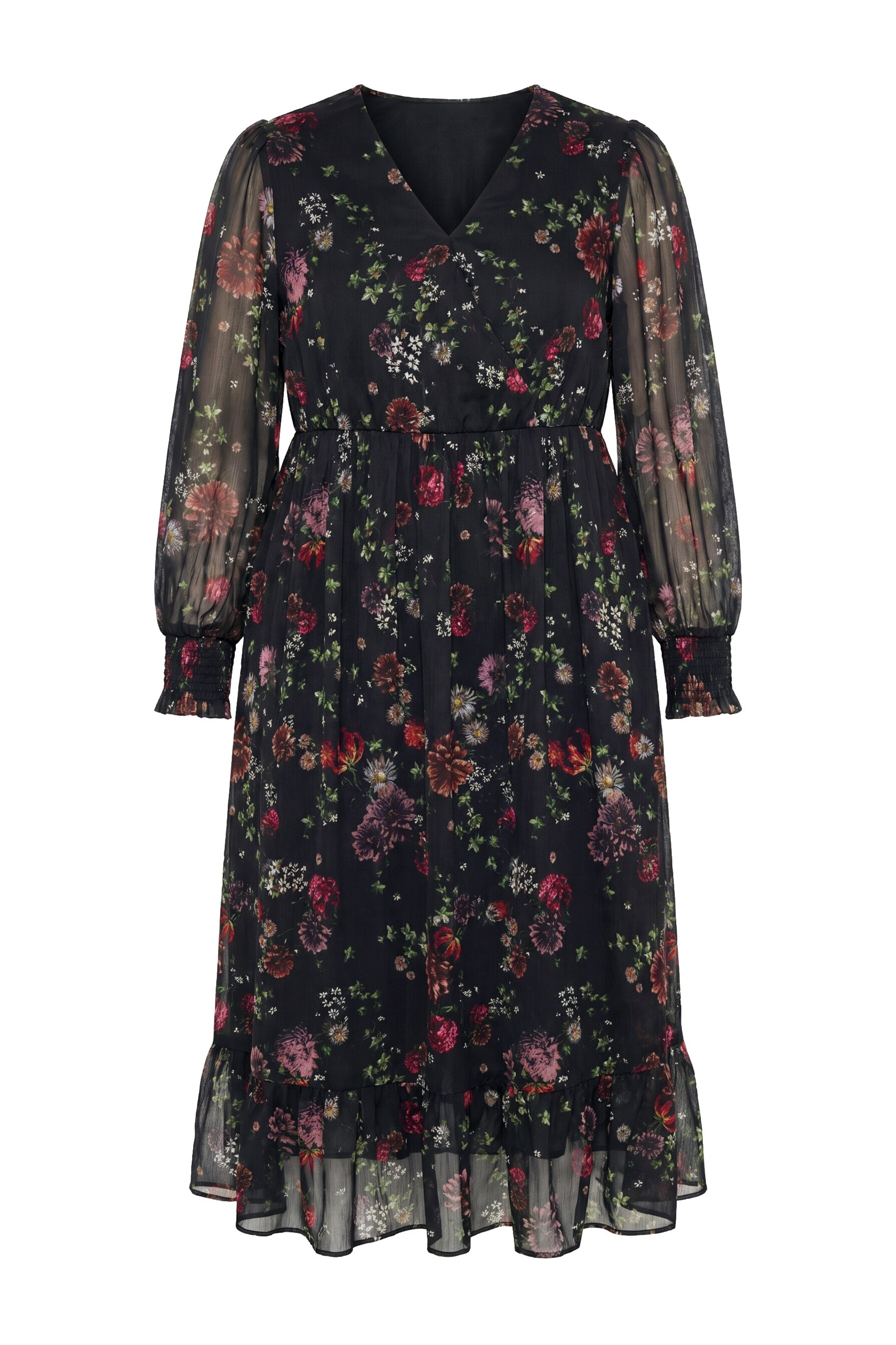 Ulla Popken Dress in Black: front