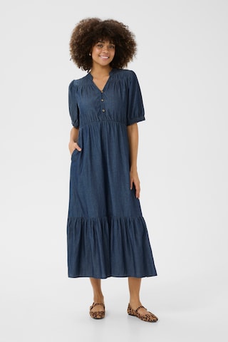 Robe 'Aurelia' CULTURE en bleu : devant