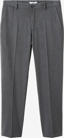 MANGO MAN Pleated Pants 'Bologna' in Grey: front