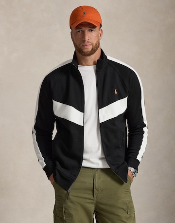 Veste de survêtement Polo Ralph Lauren Big & Tall en noir : devant