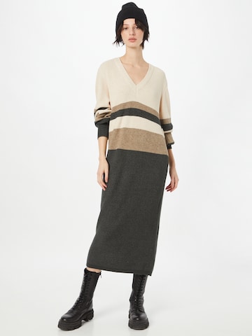 OBJECT Knitted dress 'Malena' in Beige