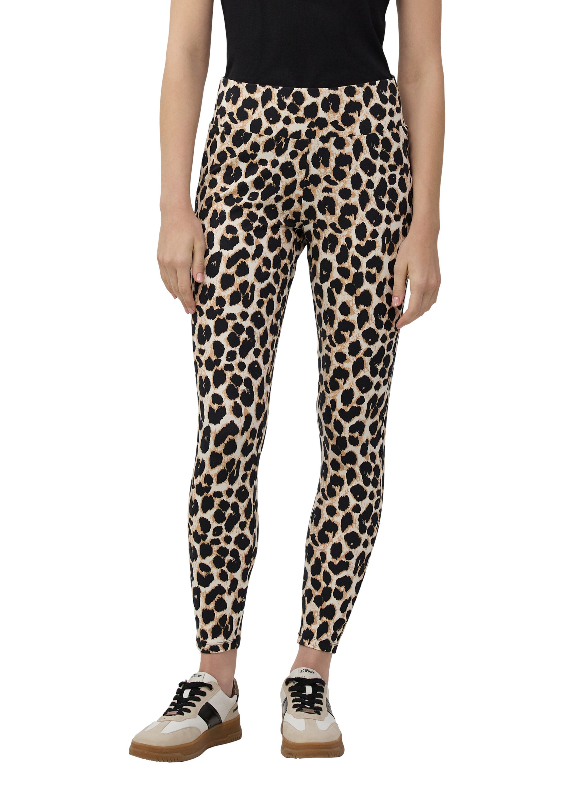 s.Oliver Skinny Leggings in Beige: voorkant