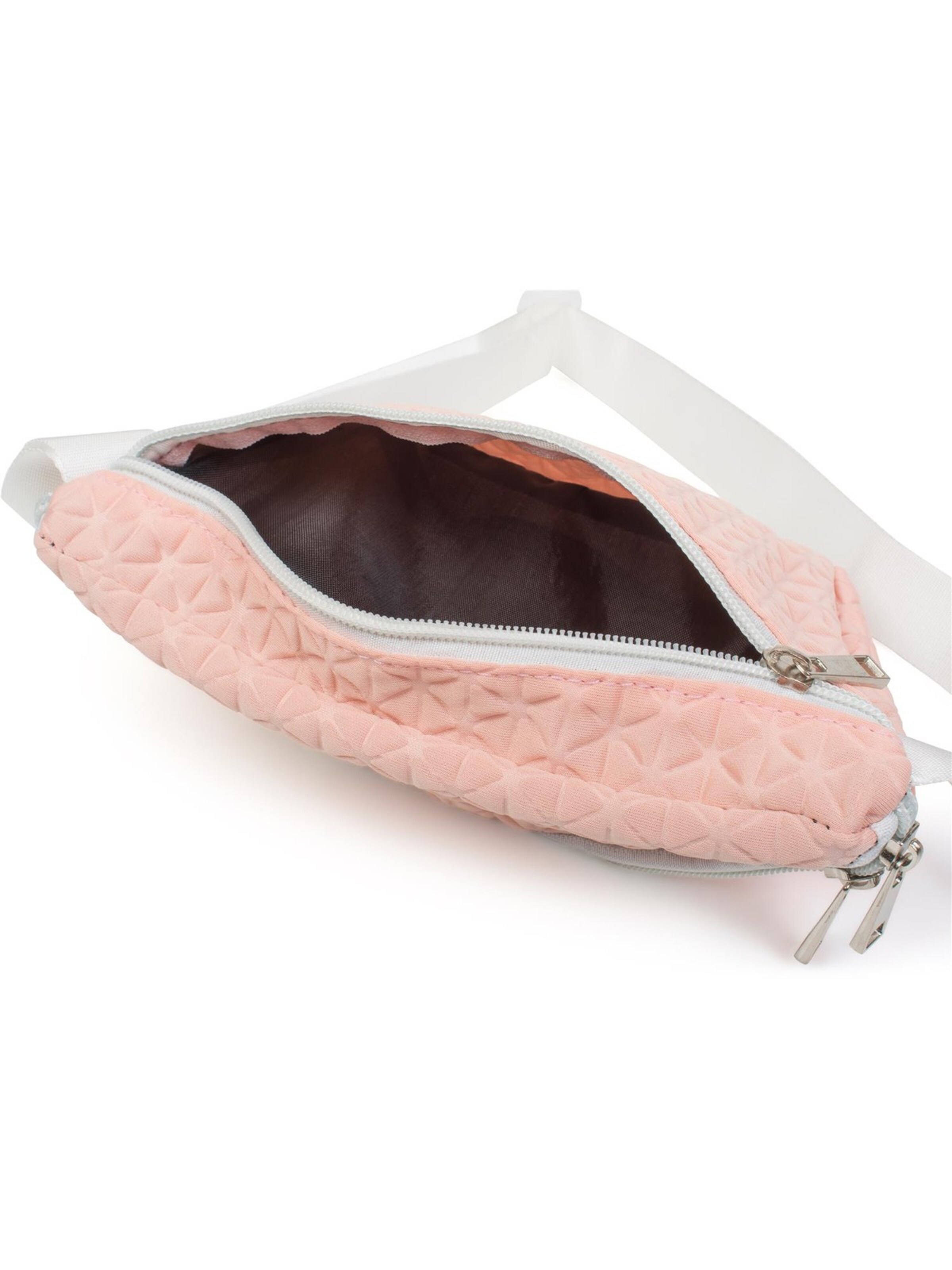 styleBREAKER Gürteltasche 'Bauchtasche geometrische Prägung, Gürteltasche'‌‌‌ in Pink