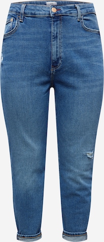 Tapered Jeans 'CARRIE' de la River Island Plus pe albastru: față