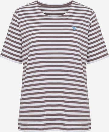 Ulla Popken Shirt in Grau: Vorderseite