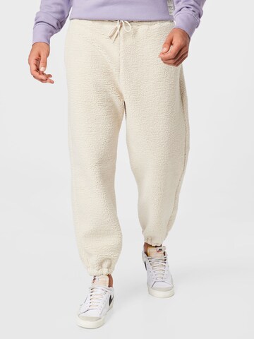 Tapered Pantaloni 'APAC' di HOLLISTER in bianco: frontale