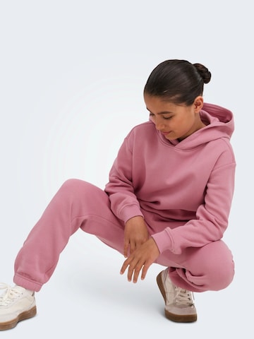 ONLY GIRLS Свитшот 'KOGSWEAT' в Ярко-розовый