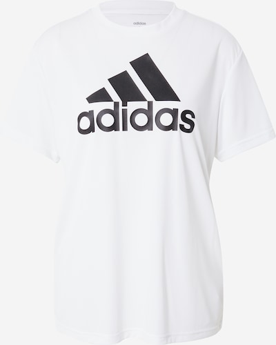 ADIDAS PERFORMANCE قميص عملي بـ أسود /  أبيض, عرض المنتج