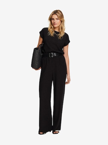 ESPRIT Wide Leg Hose in Schwarz