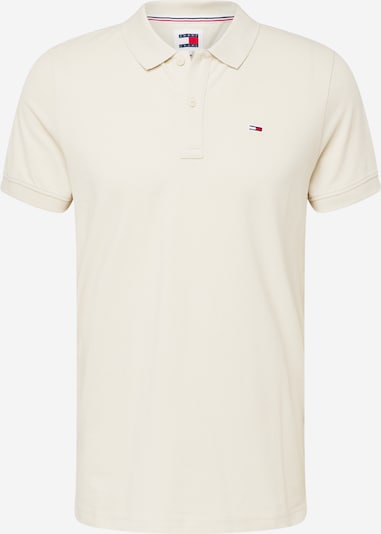 Tommy Jeans Poloshirt in elfenbein / navy / knallrot / weiß, Produktansicht