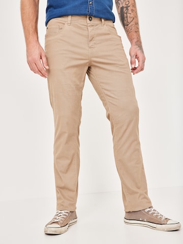 PADDOCKS Slim fit Pants in Beige: front