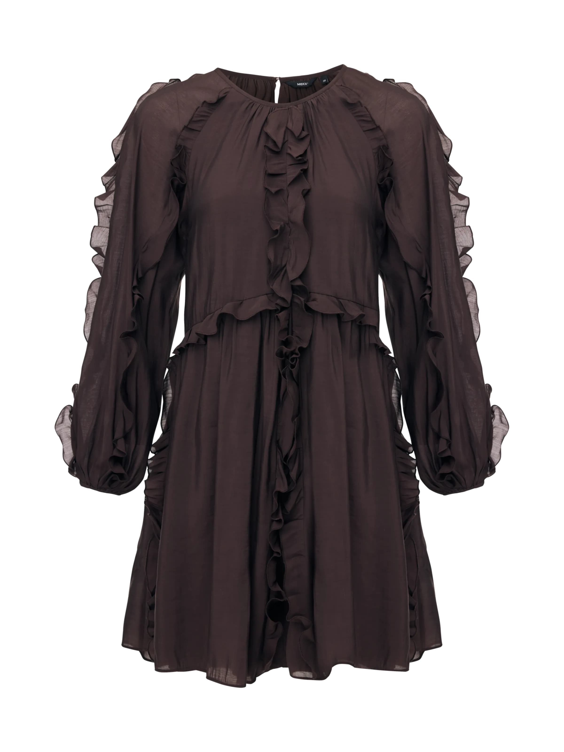 MEXX Blousejurk in Bruin: voorkant