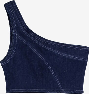 Bershka Top in Blauw: voorkant