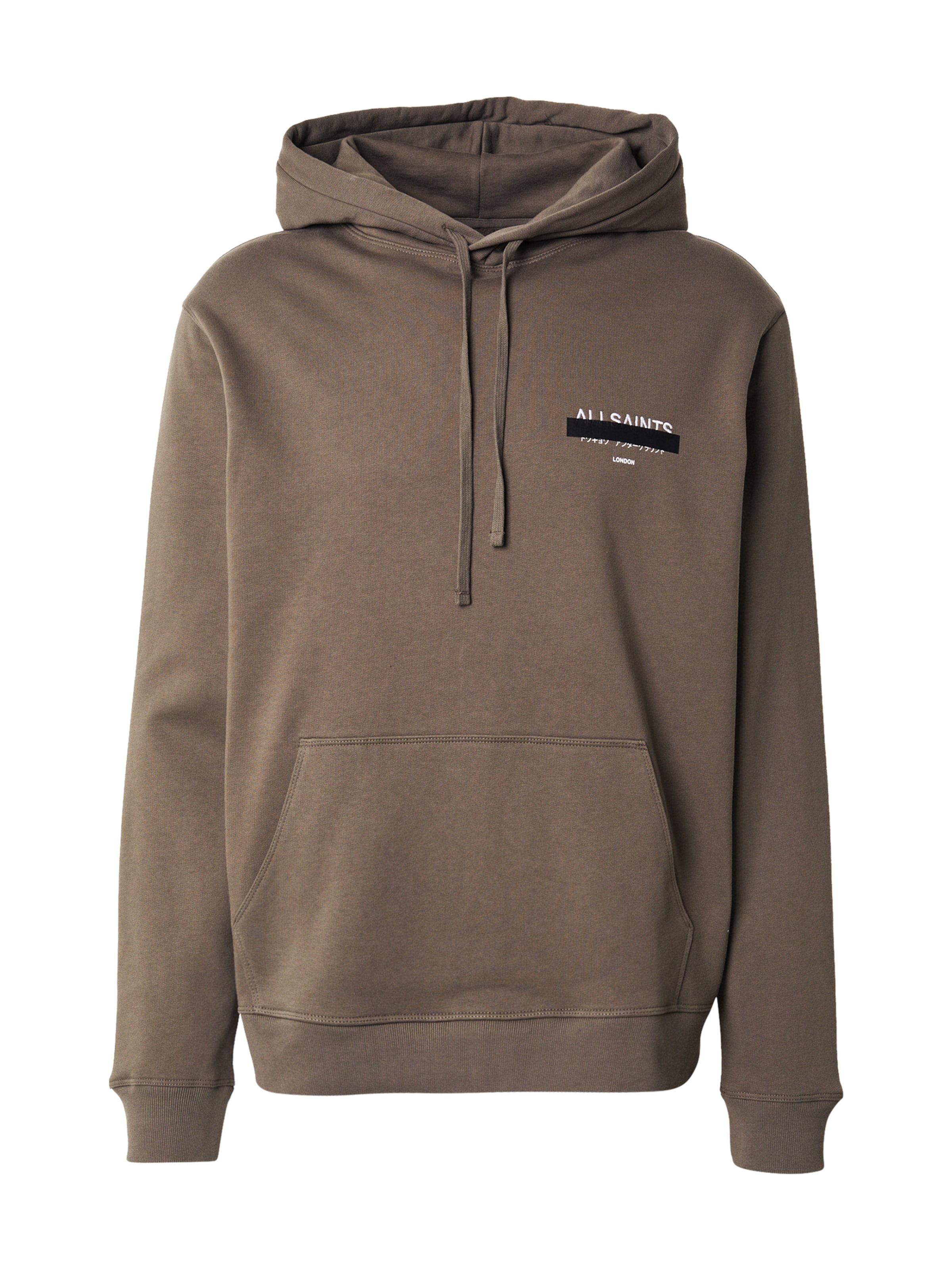 AllSaints Μπλούζα φούτερ 'REDACT OTH' σε πράσινο: μπροστά