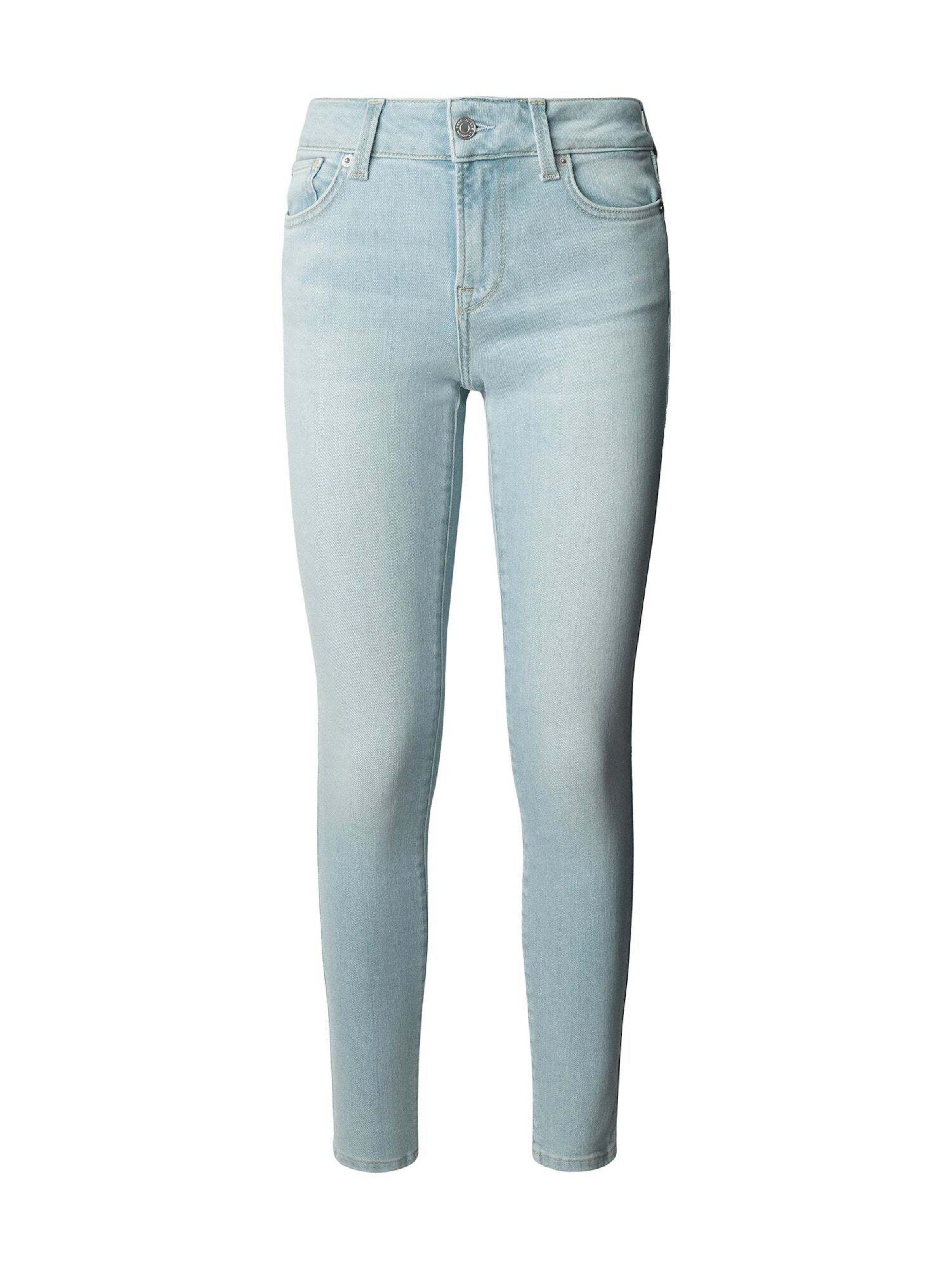 Pepe Jeans Skinny Jeans in Blauw: voorkant