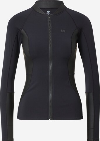 RIP CURL Performance Shirt in Black: front