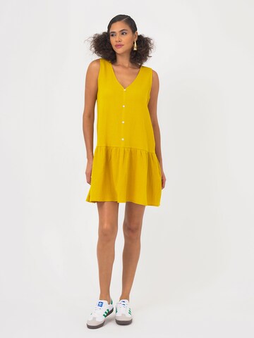 FRESHLIONS Summer dress 'Penelope' in Yellow