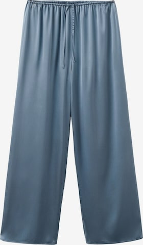 MANGO Pyjamahose 'Litu' in Blau: Vorderseite
