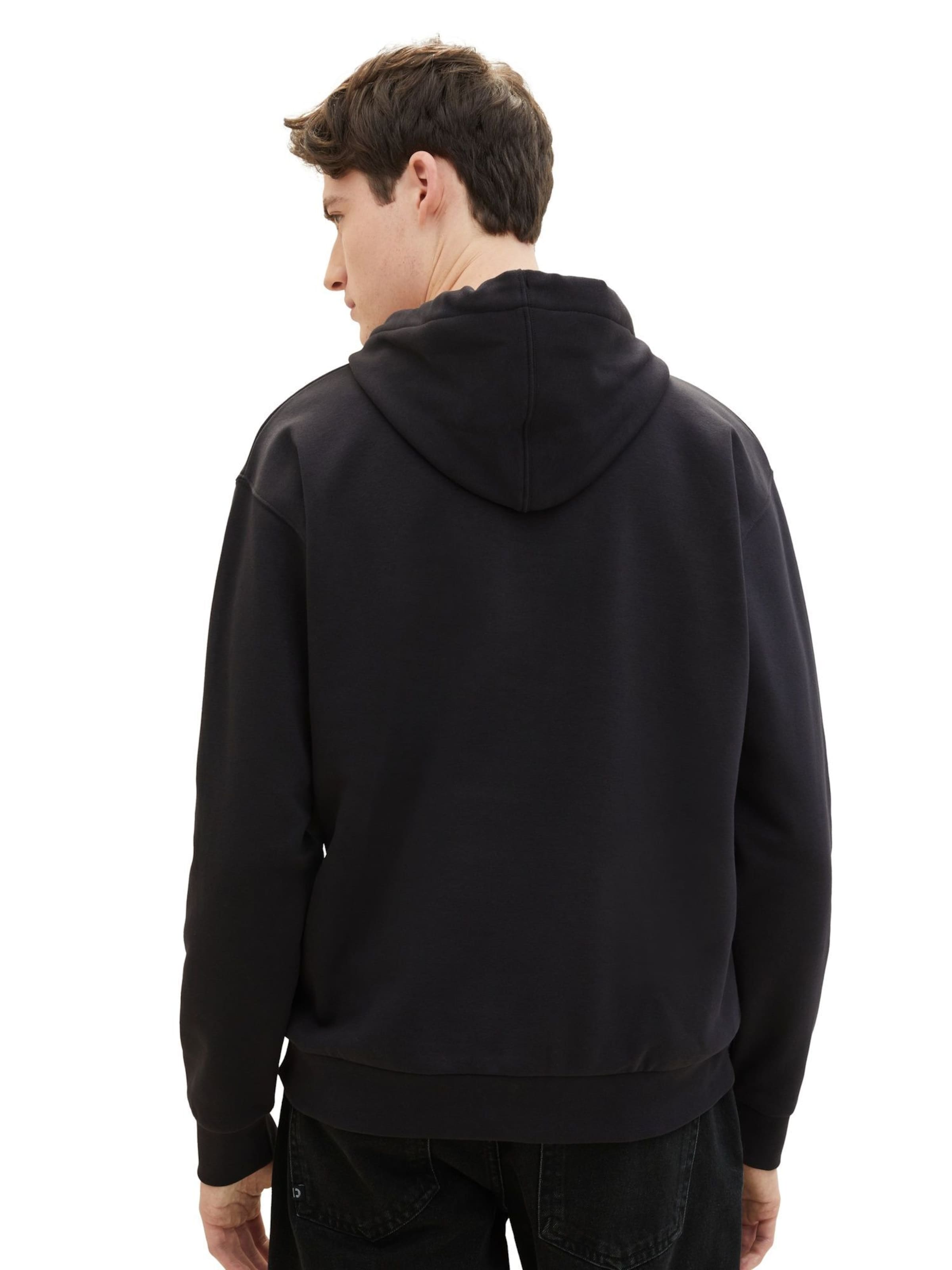 Felpa di TOM TAILOR DENIM in nero