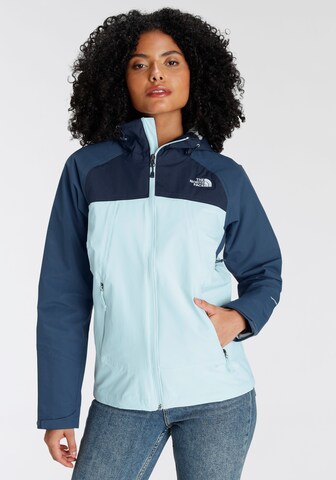 Veste outdoor THE NORTH FACE en bleu : devant