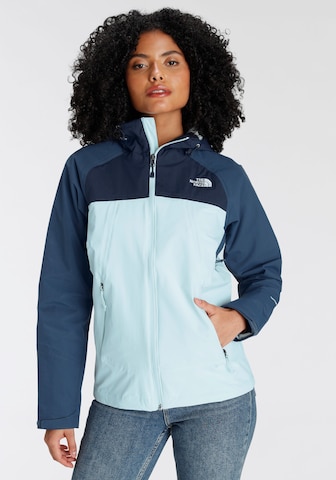 Veste outdoor THE NORTH FACE en bleu : devant