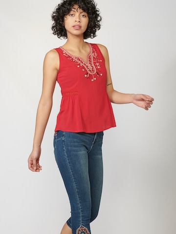 KOROSHI Blouse in Red