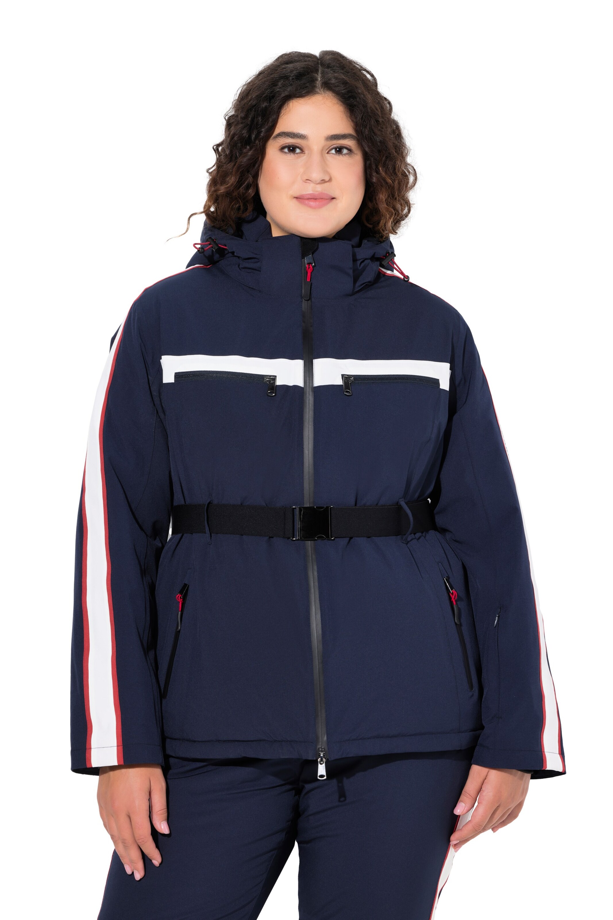 Ulla Popken Funktionsjacke in Blau: Vorderseite