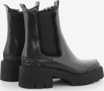 Kennel & Schmenger Chelsea Boots ' SHINY ' in Schwarz