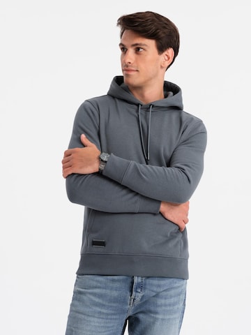 Ombre Sweatshirt 'OM-SSBN-0161' in Grijs: voorkant