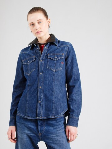 Camicia da donna 'DE-WAVES' di DIESEL in blu: frontale