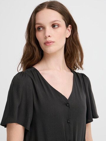ICHI - Vestido camisero 'IHVera' en negro
