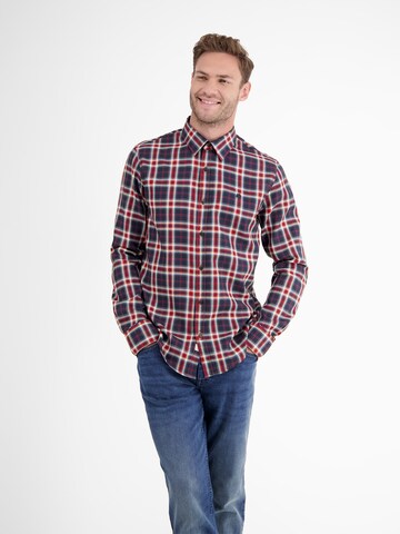 LERROS Regular fit Button Up Shirt in Red: front