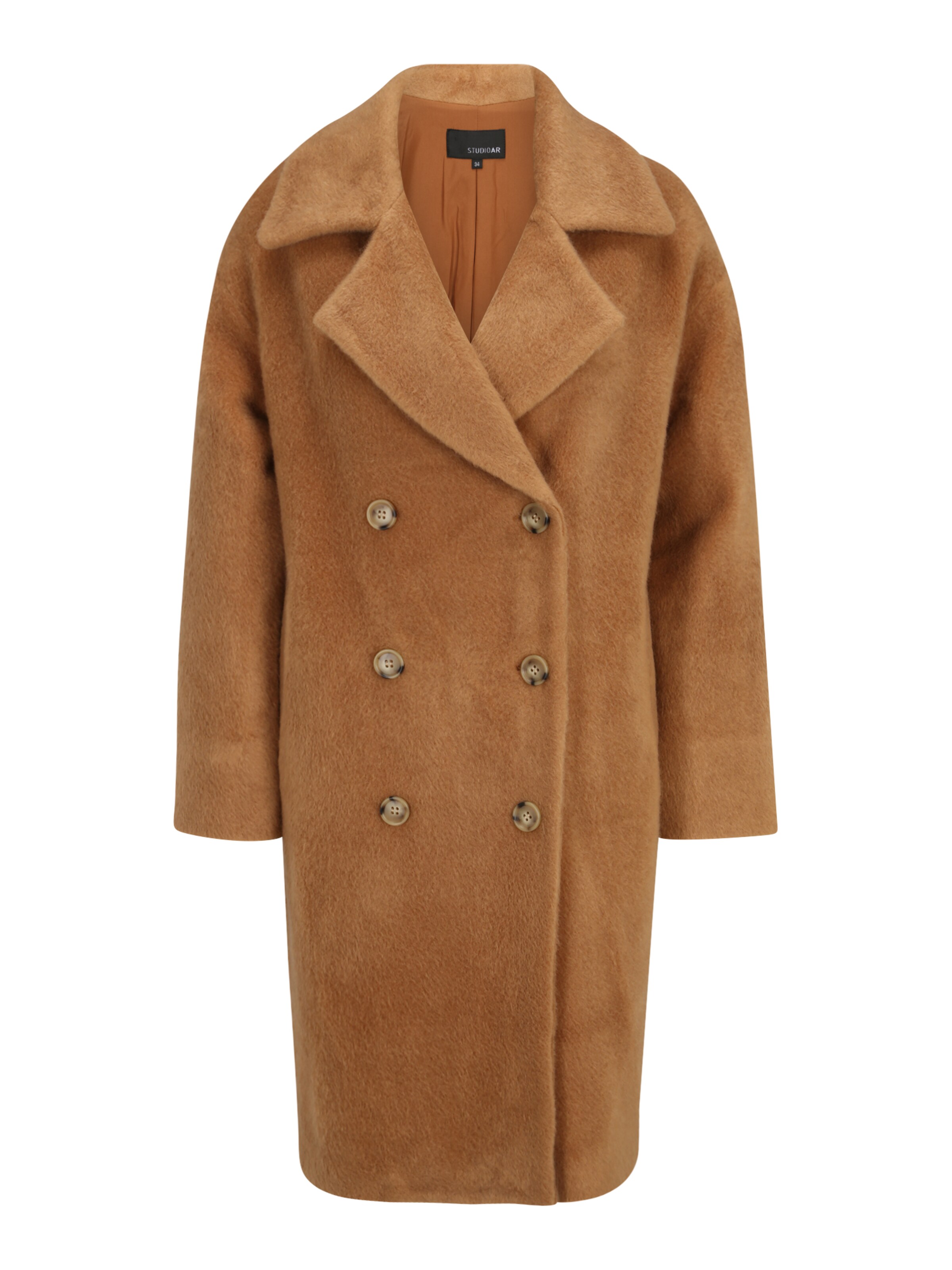 Studio AR Overgangsfrakke 'NAKITA' i brun: forside