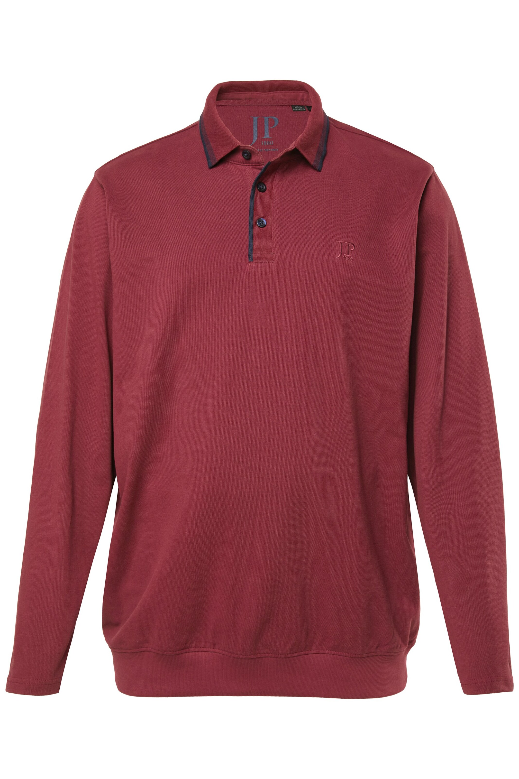 JP1880 Shirt in Rood: voorkant