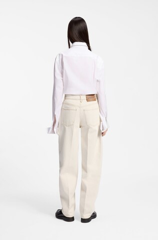 HUGO Loose fit Jeans ' Gimine ' in White