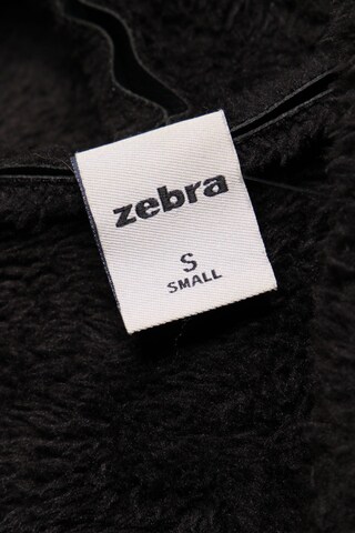 ZEBRA Faux Fur-Jacke S in Schwarz